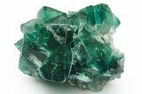 Green, Fluorescent, Cubic Fluorite Crystals - Madagascar #210480-1